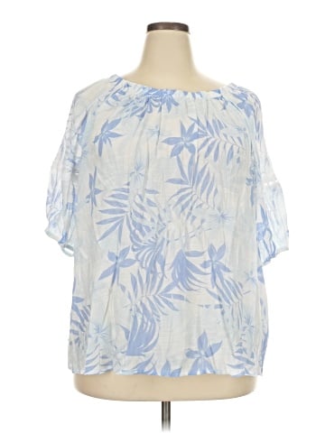 Como Blu Short Sleeve Blouse (view 1)