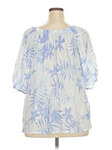 Como Blu Short Sleeve Blouse (view 2)