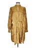 TCEC 100% Polyester Metallic Gold Casual Dress Size S - photo 1