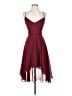 B. Smart 100% Polyester Burgundy Cocktail Dress Size 3 - photo 1