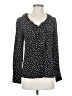 Boden Polka Dots Black Long Sleeve Blouse Size 4 - photo 1