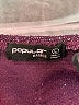 Popular Basics Tweed Purple Cocktail Dress Size L - photo 7