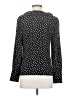 Boden Polka Dots Black Long Sleeve Blouse Size 4 - photo 2