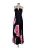 Xscape 100% Polyester Floral Black Cocktail Dress Size 10 - photo 1
