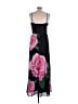 Xscape 100% Polyester Floral Black Cocktail Dress Size 10 - photo 2