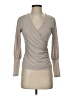 Ann Taylor Gray Long Sleeve Top Size XXS - photo 1