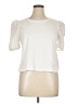 Zara Ivory Short Sleeve Top Size XL - photo 1