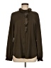 CAbi 100% Polyester Brown Long Sleeve Blouse Size M - photo 1