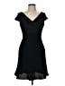 Ann Taylor 100% Polyester Solid Black Cocktail Dress Size 6 - photo 1