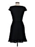 Ann Taylor 100% Polyester Solid Black Cocktail Dress Size 6 - photo 2