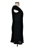 Ann Taylor 100% Polyester Solid Black Cocktail Dress Size 6 - photo 4