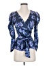 Majorelle 100% Polyester Blue 3/4 Sleeve Blouse Size S - photo 1