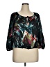 Desigual Teal 3/4 Sleeve Blouse Size XL (estimated) - photo 1