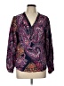 Chico's Paisley Purple Long Sleeve Blouse Size Lg (2) - photo 1