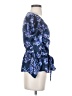 Majorelle 100% Polyester Blue 3/4 Sleeve Blouse Size S - photo 4