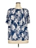 SJS Blue Short Sleeve Blouse Size 2X - photo 2