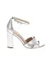 Sam Edelman 100% Leather Silver Sandals Size 8 - photo 1
