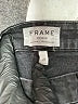 FRAME Denim Chevron-herringbone Black Jeans Size 27 waist - photo 7