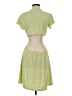 Unbranded Floral Yellow Cocktail Dress Size S (estimated) - photo 2