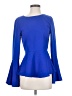 TCEC Blue Long Sleeve Blouse Size S - photo 1