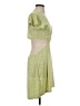 Unbranded Floral Yellow Cocktail Dress Size S (estimated) - photo 4
