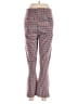 Free People Checkered-gingham Red Casual Pants Size 6 - photo 2
