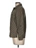 NY Collection Stripes Brown Long Sleeve Blouse Size M (petite) - photo 5