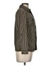 NY Collection Stripes Brown Long Sleeve Blouse Size M (petite) - photo 4