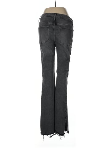 Madewell Kick Out Full-Length Jeans in Paynes Wash: Raw-Hem Edition (view 2)