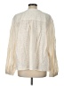 Universal Thread 100% Cotton Ivory Long Sleeve Blouse Size L - photo 2