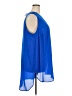 Catherines 100% Polyester Blue Sleeveless Blouse Size 2X - photo 4