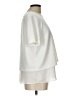 Lila Rose Ivory Short Sleeve Blouse Size L - photo 4