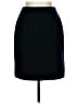 Preston & York 100% Polyester Solid Black Blue Formal Skirt Size 10 - photo 1