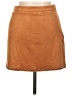 Moon River Solid Brown Casual Skirt Size L - photo 1