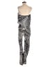 Ariella Graphic Silver Jumpsuit Size S (estimated) - photo 2