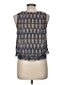 Lush 100% Polyester Blue Sleeveless Blouse Size M - photo 2