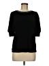 NY Collection Black 3/4 Sleeve Top Size M - photo 1
