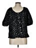 Universal Thread 100% Cotton Black Short Sleeve Blouse Size L - photo 1