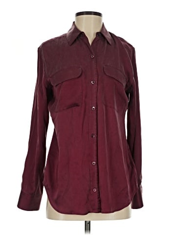Equipment Long Sleeve Button-Down Shirt (view 1)