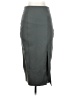 LOFT Versa Solid Gray Formal Skirt Size 00 (petite) - photo 1