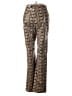 Danielle Bernstein 100% Polyurethane Print Gold Casual Pants Size 6 - photo 2