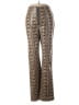 Danielle Bernstein 100% Polyurethane Print Gold Casual Pants Size 6 - photo 1