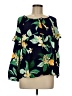Old Navy 100% Rayon Green Long Sleeve Blouse Size M - photo 1