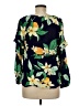 Old Navy 100% Rayon Green Long Sleeve Blouse Size M - photo 2