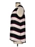 Apt. 9 100% Polyester Stripes Black Sleeveless Blouse Size L - photo 5