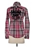 Pepe Jeans Plaid Red Long Sleeve Button-Down Shirt Size S - photo 2