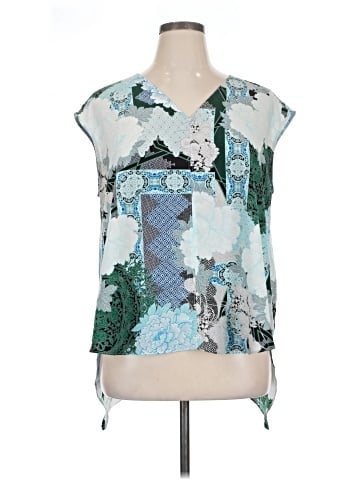 New York & Company Short Sleeve Blouse (view 1)