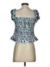 Joy Joy 100% Viscose Teal Sleeveless Blouse Size XS - photo 2