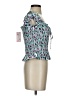 Joy Joy 100% Viscose Teal Sleeveless Blouse Size XS - photo 4