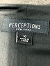 Perceptions Black Cocktail Dress Size 10 - photo 7